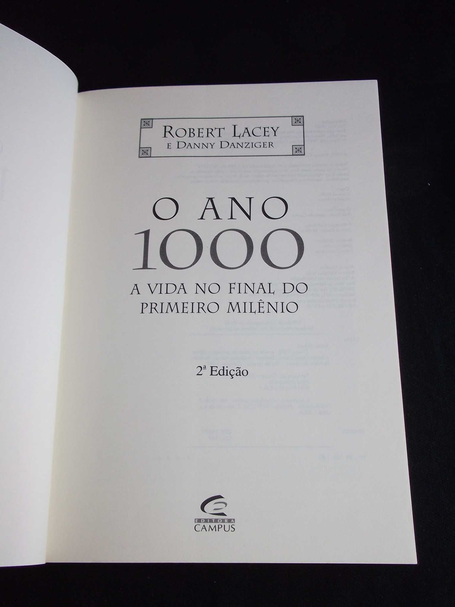 Livro O Ano 1000 vida no final do primeiro milénio Lacey Danziger