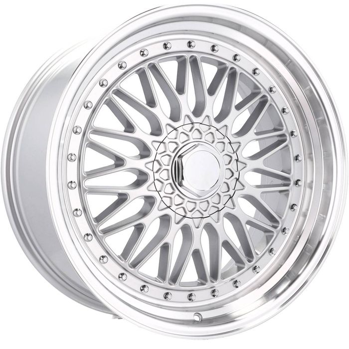 4x Felgi BBS RS Z Rantem m.in. do BMW 3 E36 E46 E90 5 E39 E60 E61 - BY479 (XF135)