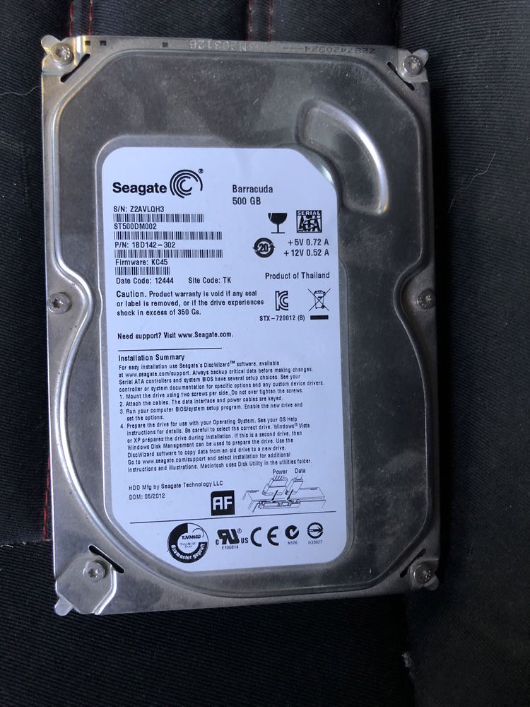 Жесткий диск 500 GB Seagate ST500DM002