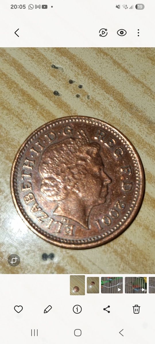 Moeda inglesa  da rainha