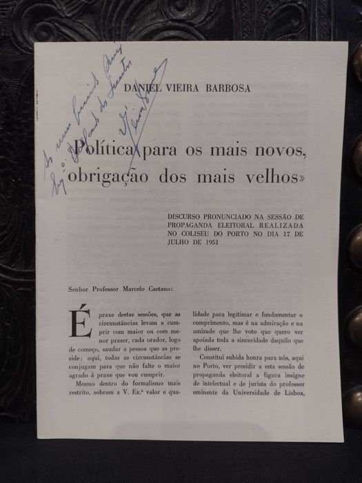Daniel Vieira Barbosa "Discurso Propaganda Eleitoral 1951"
