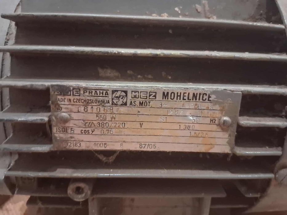 Silnik Trojfazowy MEZ Mohelnice