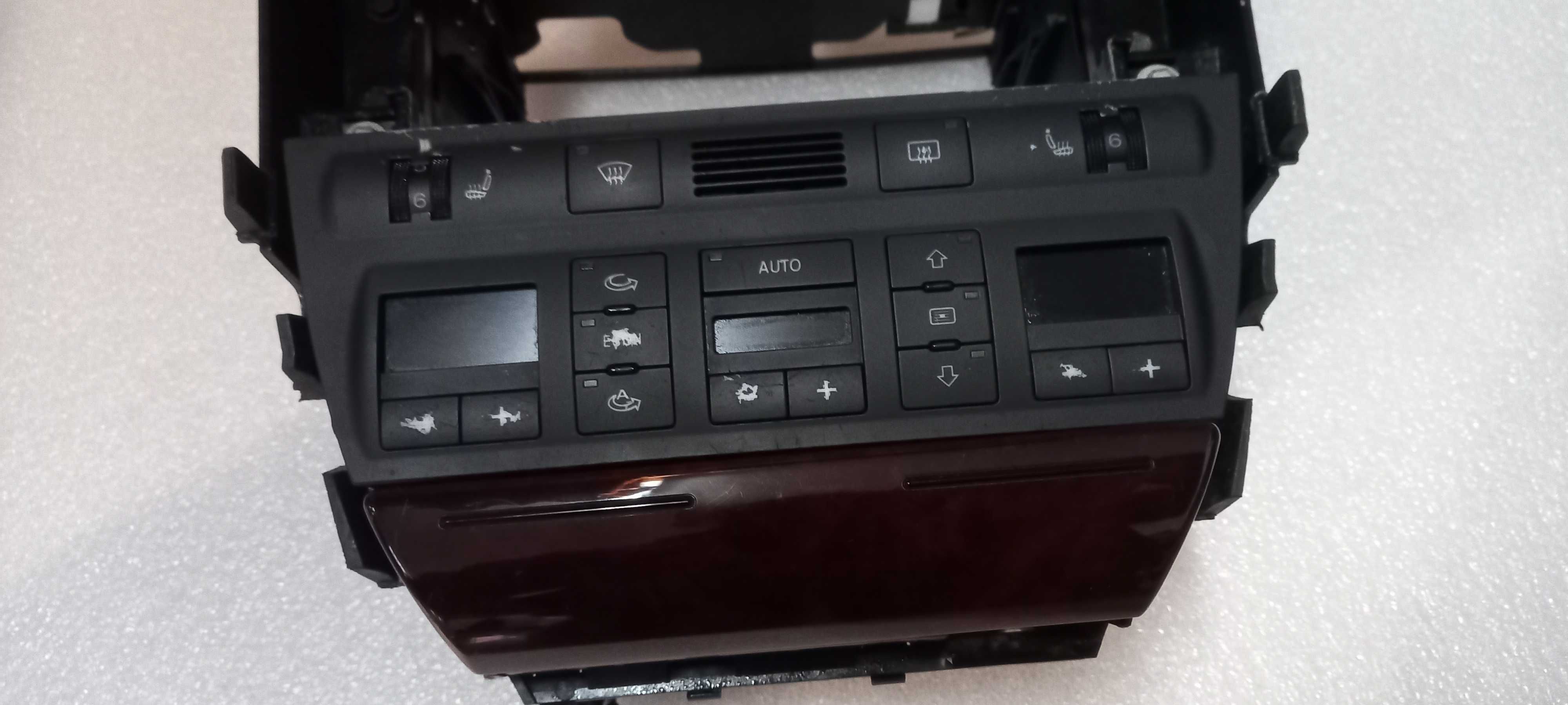 Kosz radia 2 DIN panel popielniczka Audi A6 C5 FL kpl