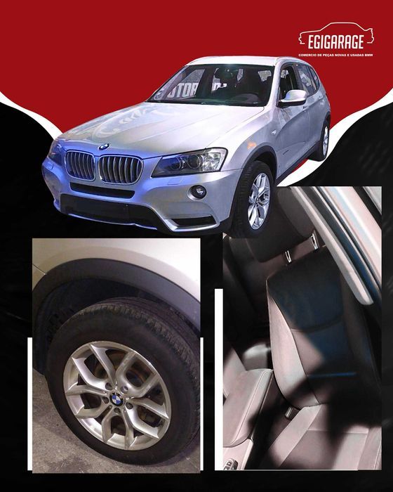 BMW X3/F25 30dX - 2012_ Para Peças