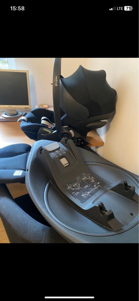 Zestaw cybex baza i fotelik clout G