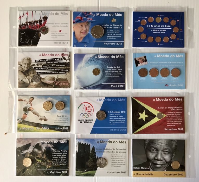 Coleção de 72 Moedas Philae