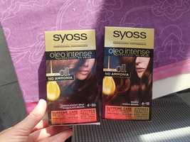 2 farby do włosów syoss oleo intense czekoladowy brąz 4-86