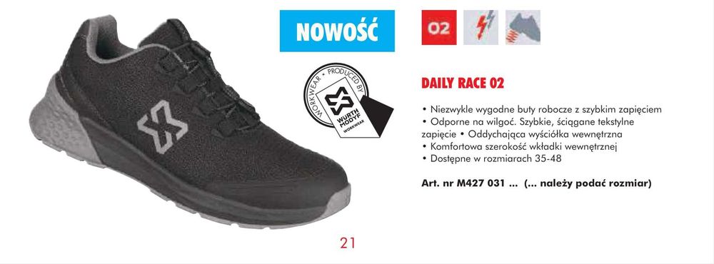 Buty warsztatowe wurth Daily Race 02