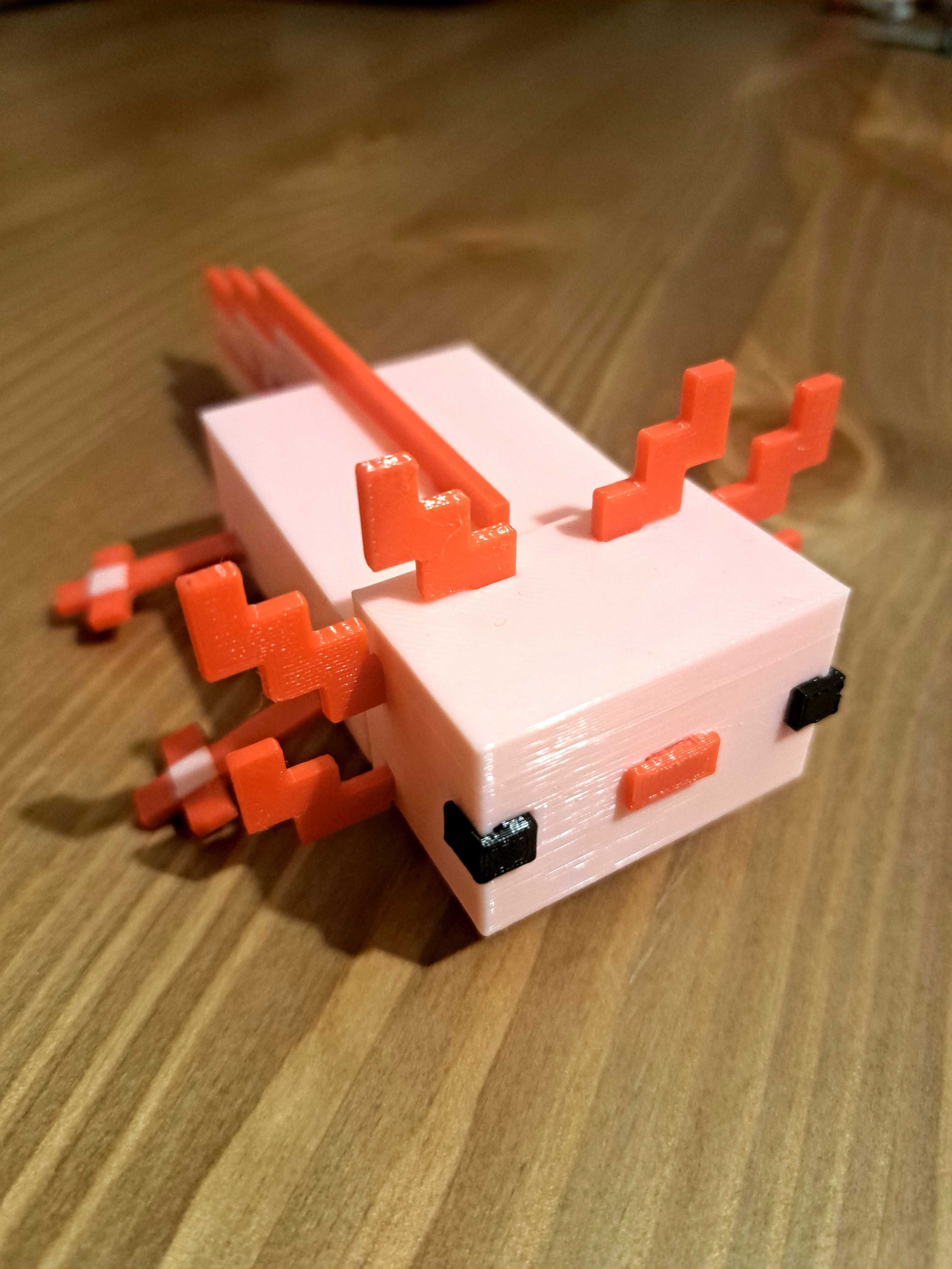 Aksolotl - Minecraft 3D