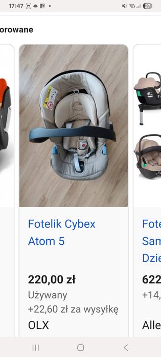 Fotelik cybex, 0-13