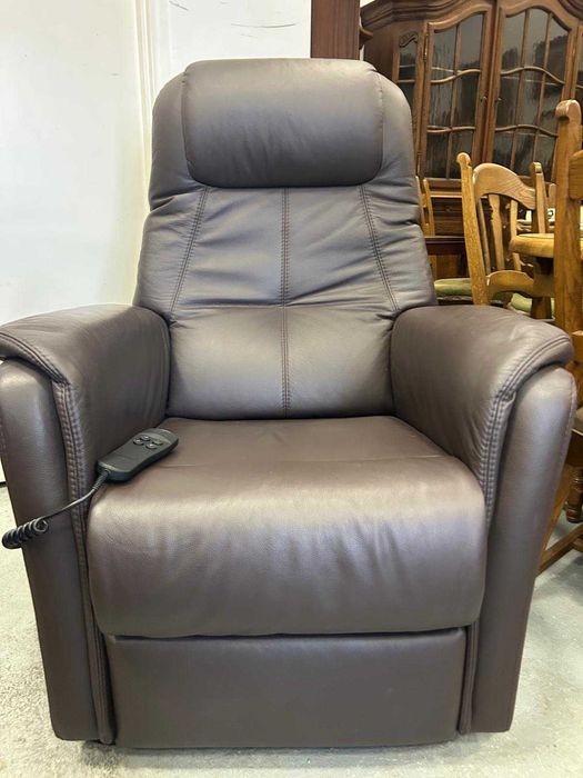 Fotel skórzany renomowanej firmy HUKLA