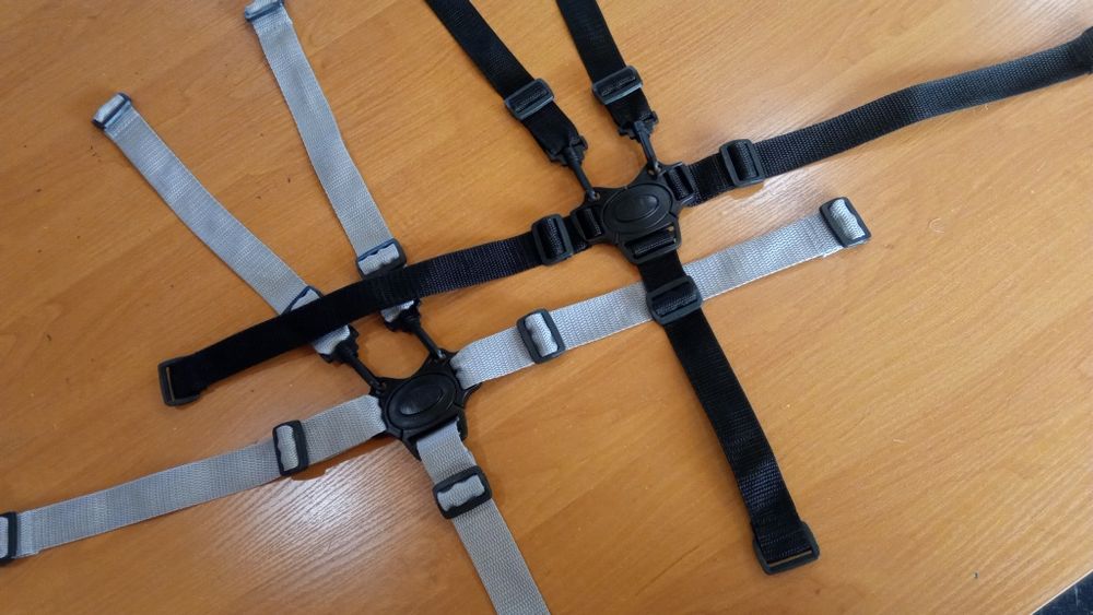 Ремни безопасности пятиточечные на коляску стульчик для кормления