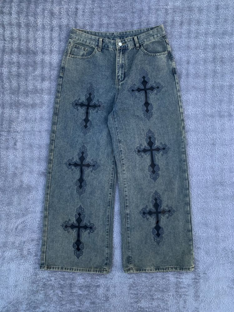 Baggy Avangard Pants Size:L Y2K Sk8 широкі баггі штани джинси