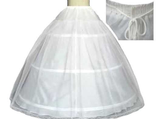 Halka do sukni ślubnej #1 3 koła uniwersalna biała regulowane fiszbiny