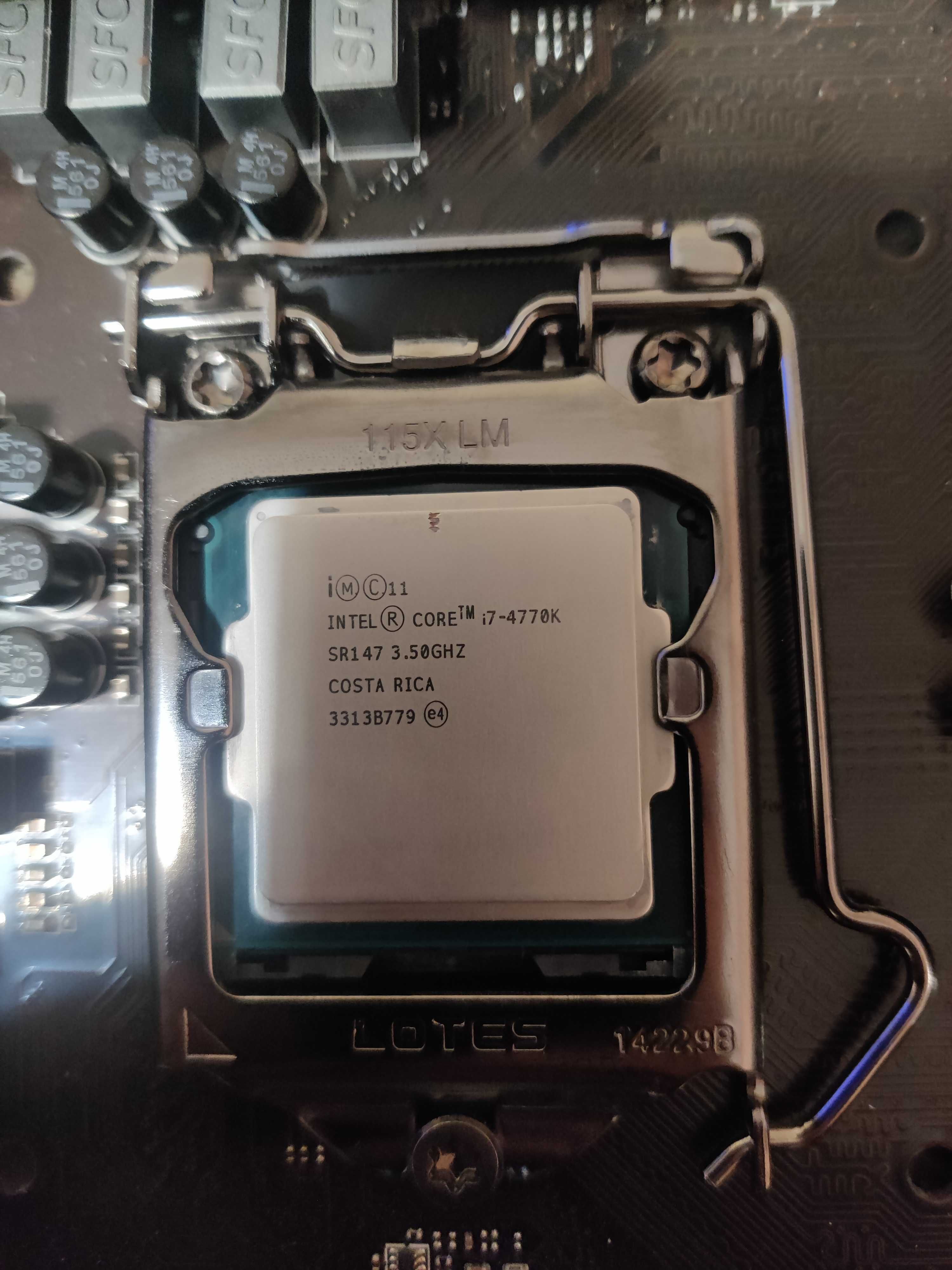 Комплект Intel Core I7-4770K, MSI Z97-G45 Gaming, 16Gb ОЗУ