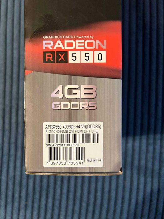Відеокарта AFOX Rx 550 4GB Бу
