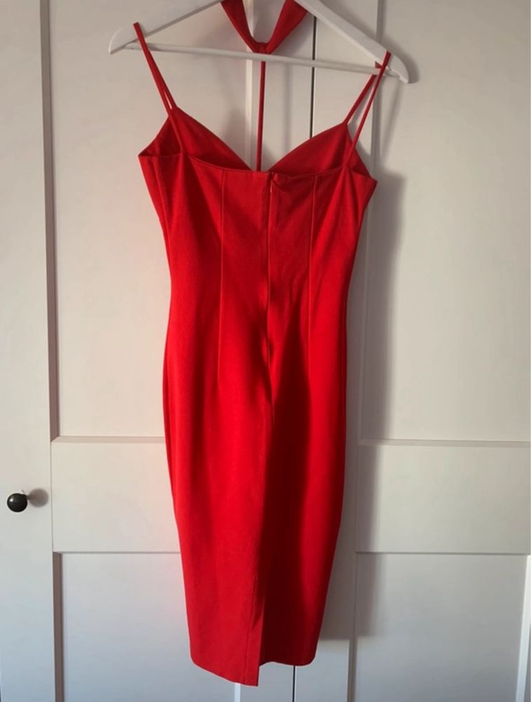 Nowa Czerwona sukienka bodycoon Sugarfree Xs