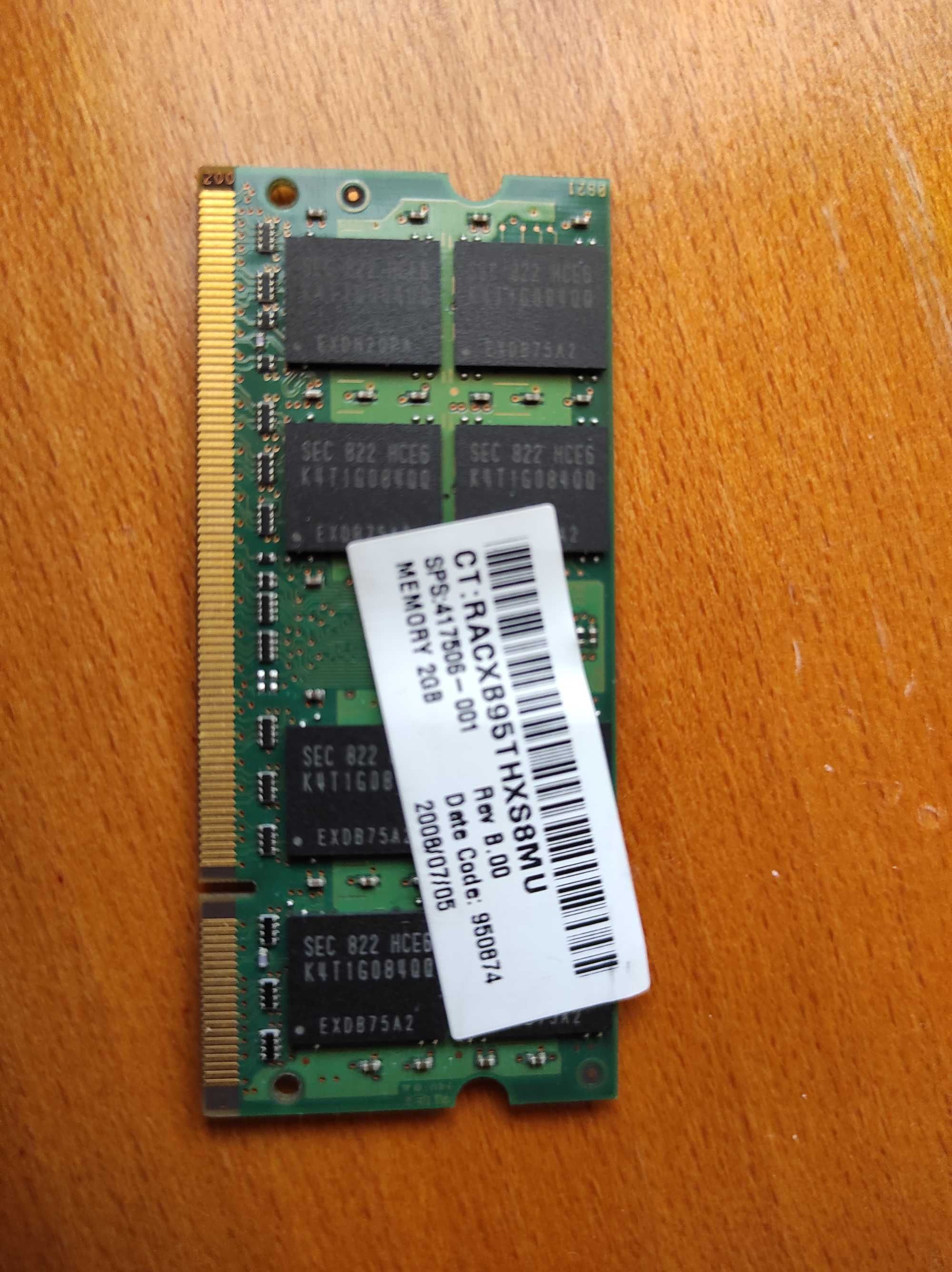 Pamięć Ram 4GB ( 2 X 2GB) DDR3 SAMSUNG