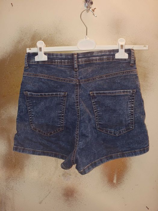 Szorty spodenki jeansowe z wysokim stanem Cropp 38
