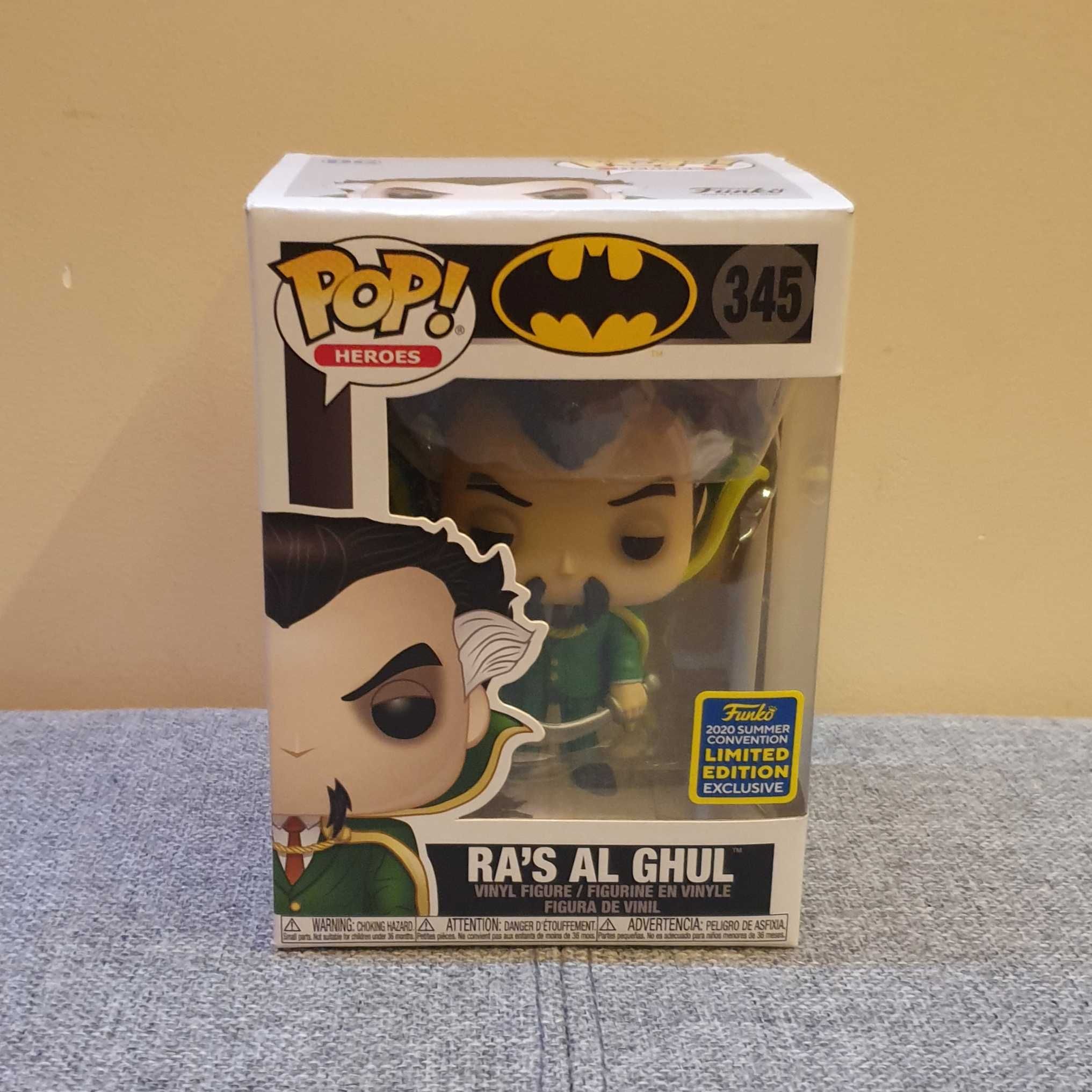 Funko Pop! DC BATMAN Limited Edition 345 Ra's Al Ghul 2020 Exclusive