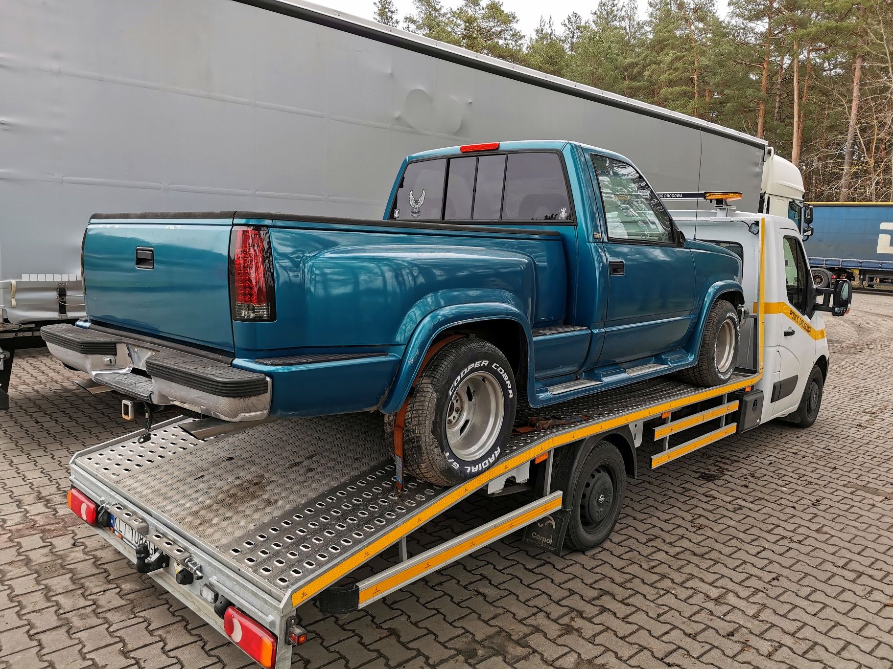 Autolaweta transport laweta przewóz samochodów pomoc drogowa Giżycko !