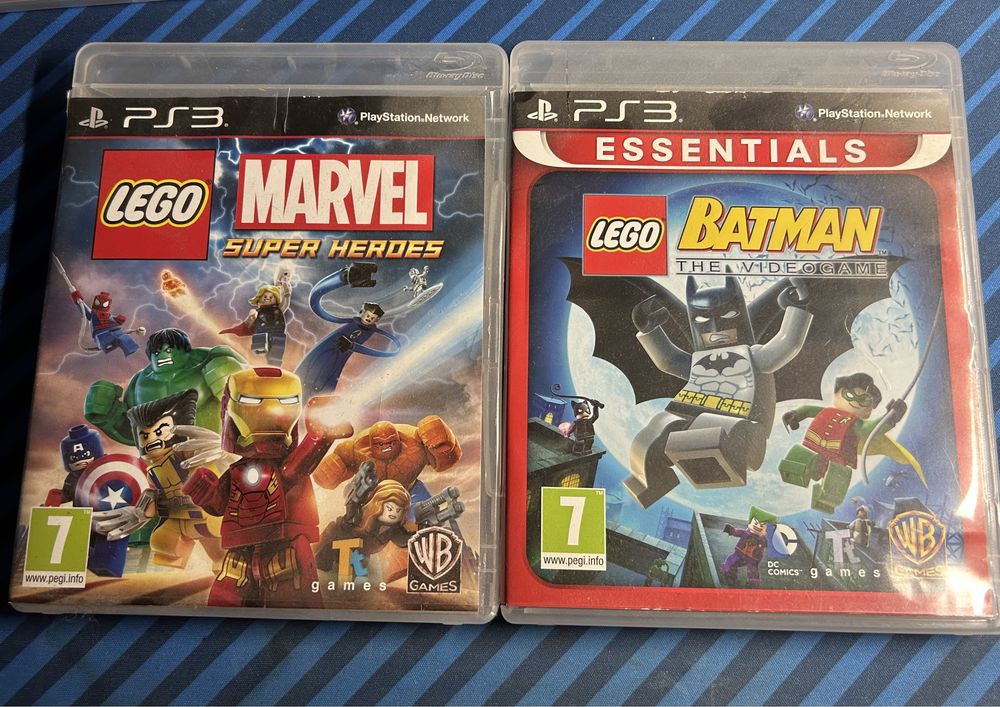 Jogos para a ps3 Lego MARVEL e Lego BATMAN