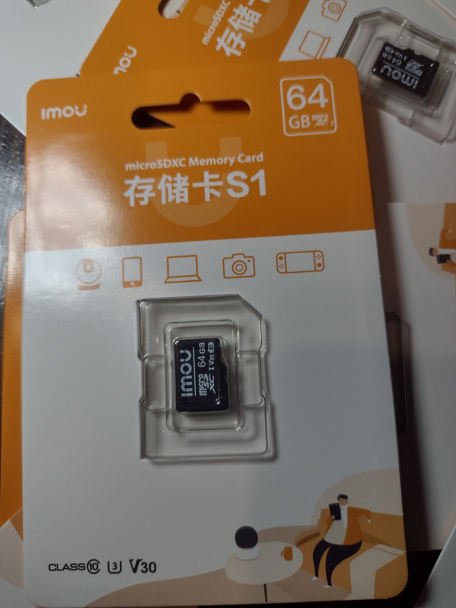 Imou S1 128 Gb 64 Gb Micro SD, карта пам'яті Dahua оригінал