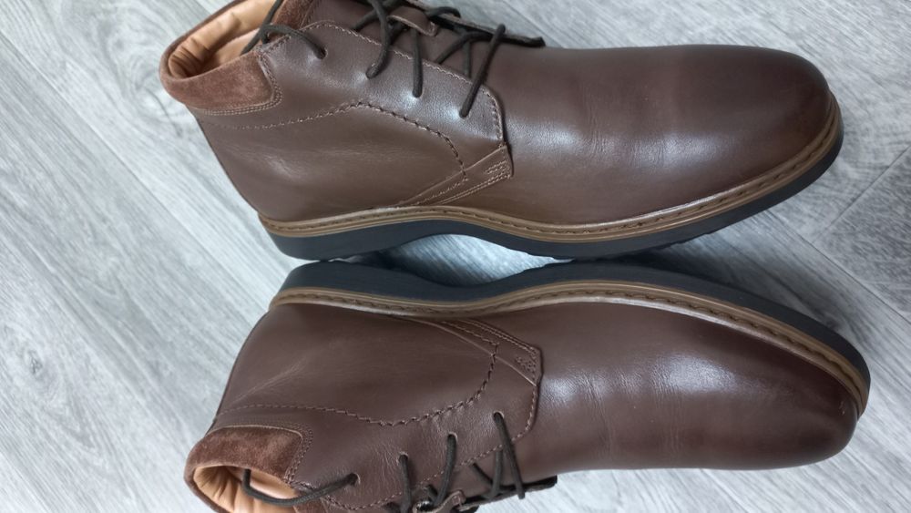 Чоловічі шкіряні ботинки Clarks