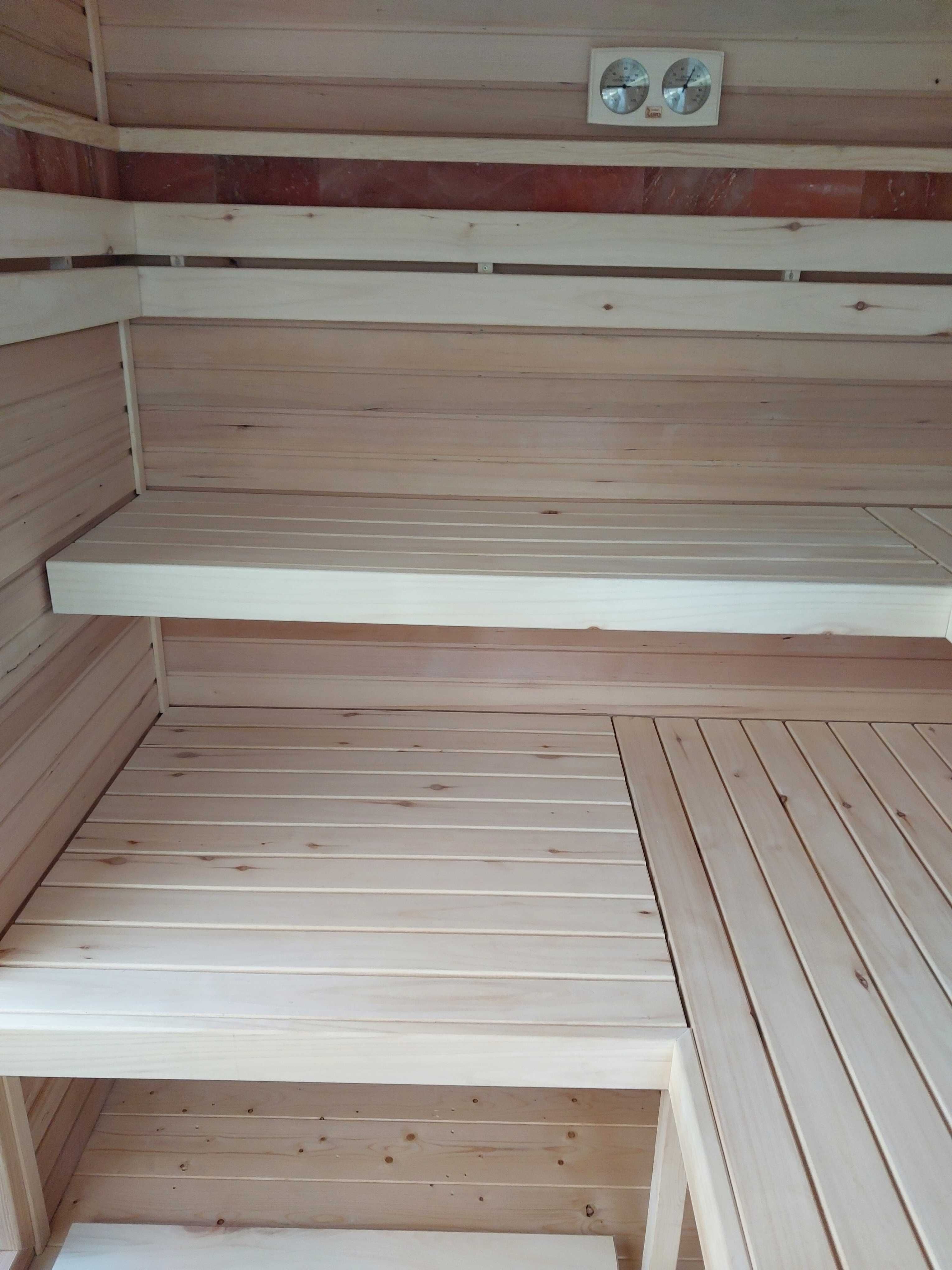 Sauna Nowoczesna Zewnętrzna Thermo z przedsionkiem