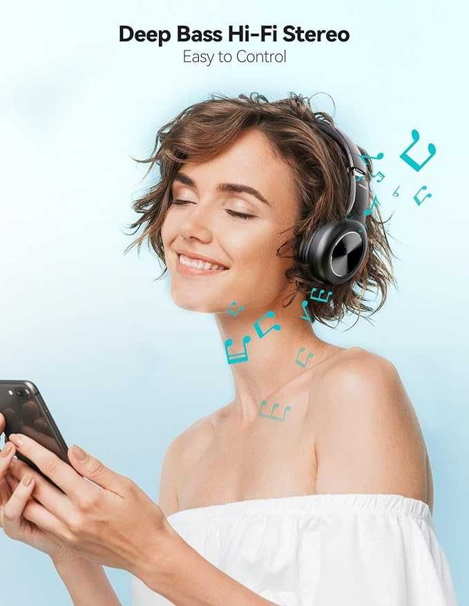 TECKNET Słuchawki nauszne Bluetooth