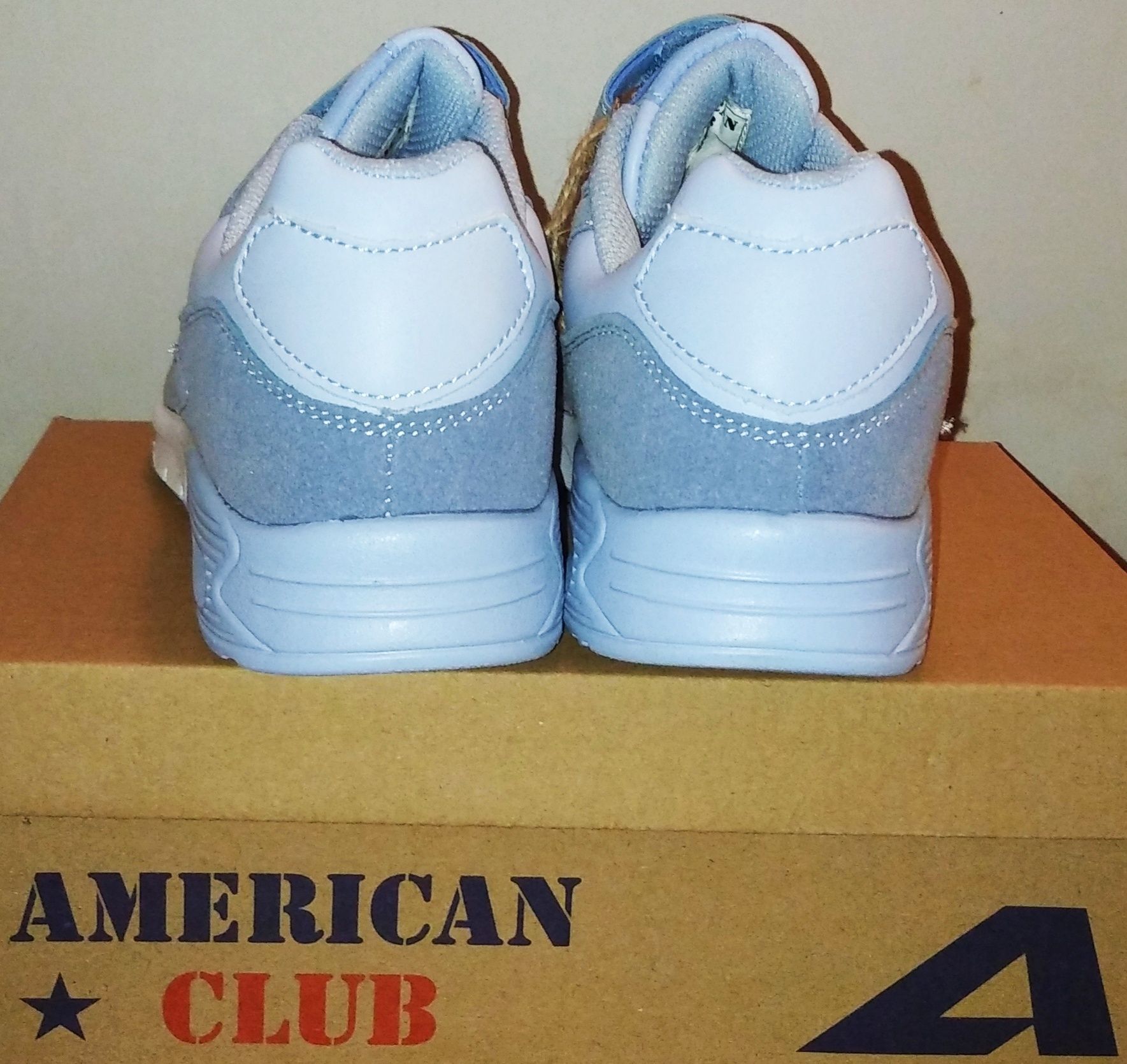 Lekkie buty sportowe na RZEPY R.35 Dł.23,5cm American Club