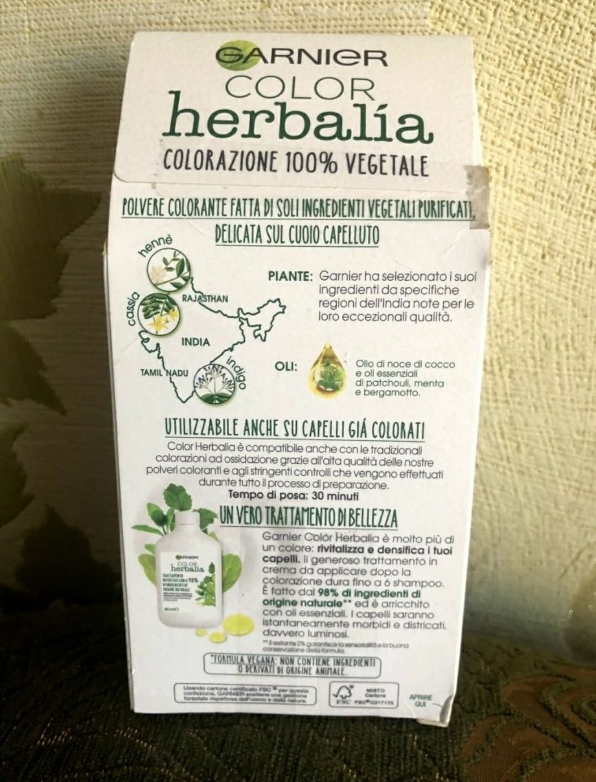 Фарба для волосся Garnier herbalia