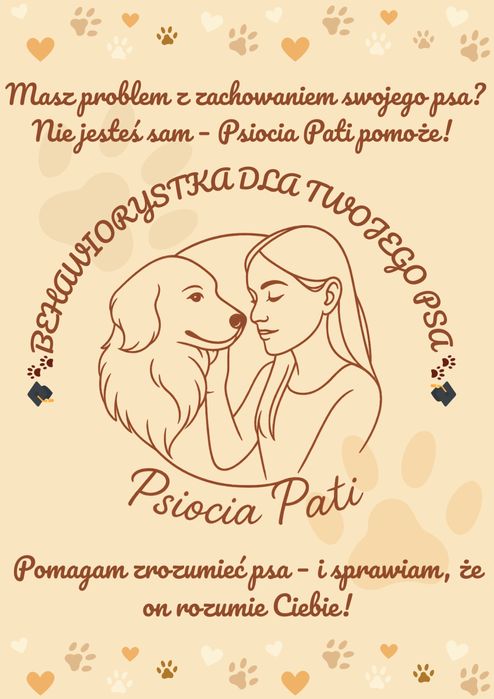 Konsultacje behawioralne - psy - online i stacjonarne