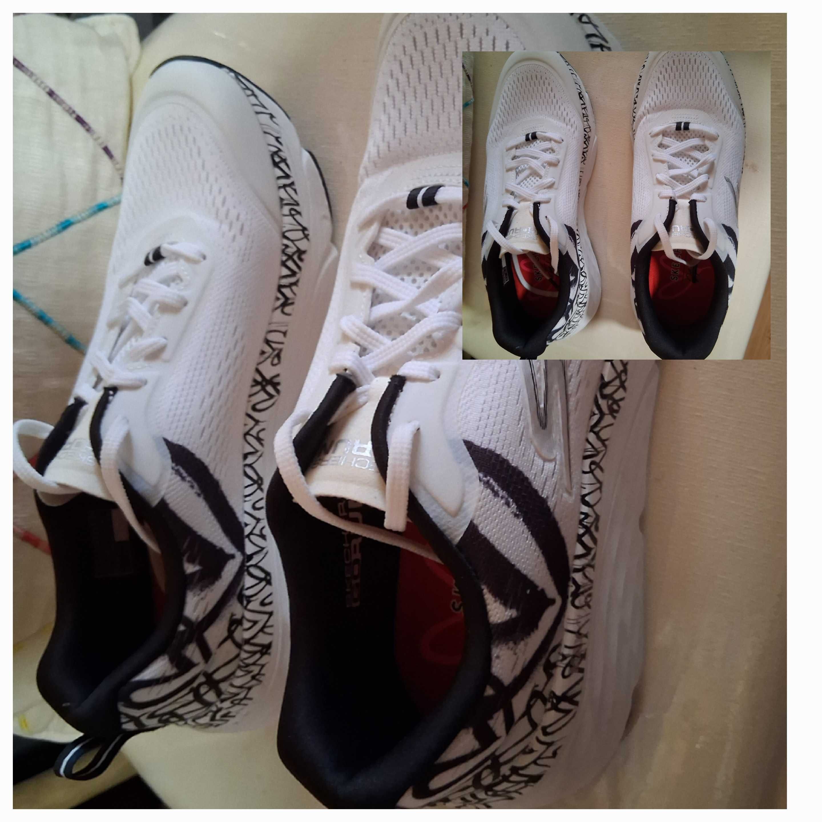 Sapatilhas Skechers branco/preto