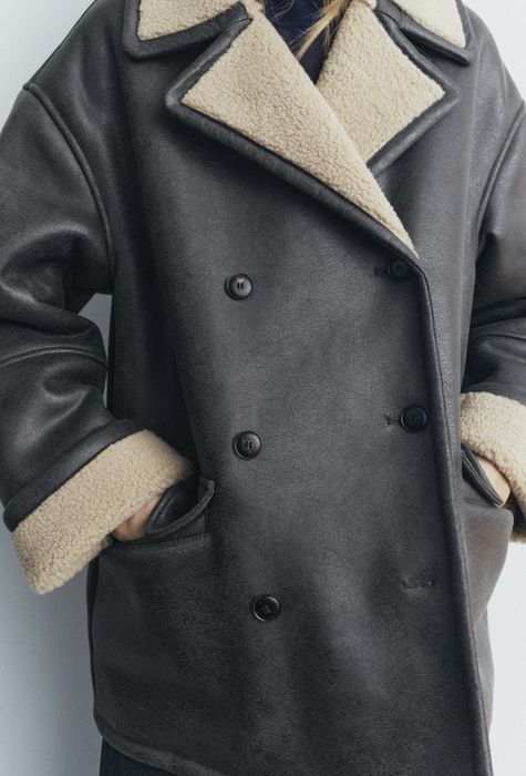 Стильна та тепла дублянка ZARA