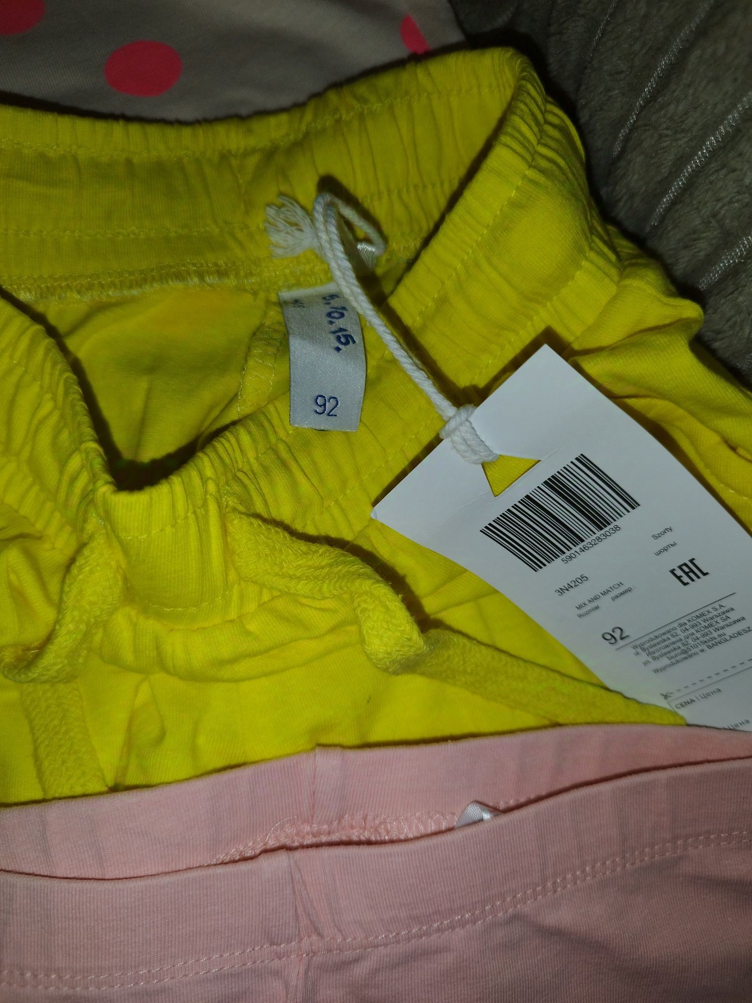 Spodenki krótkie dziewczęce 92 h&m