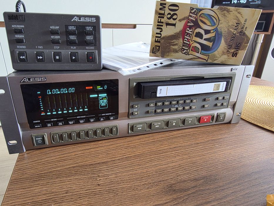 DAT 8 ścieżkowy rejestrator dźwięku Alesis XT ADAT