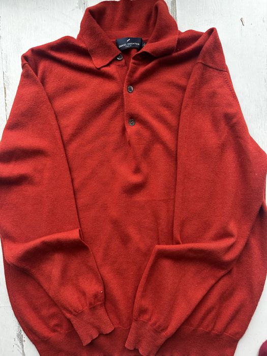 Пуловер теракотовий  франция 100% кашемир