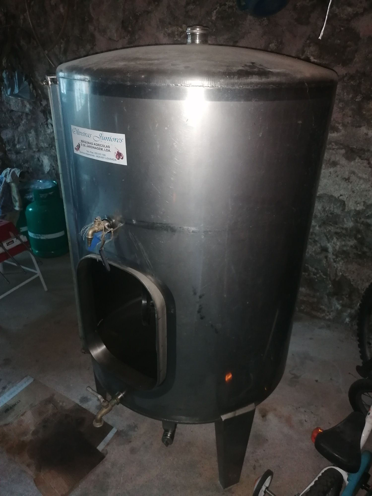 Cuba inox 550 litros
