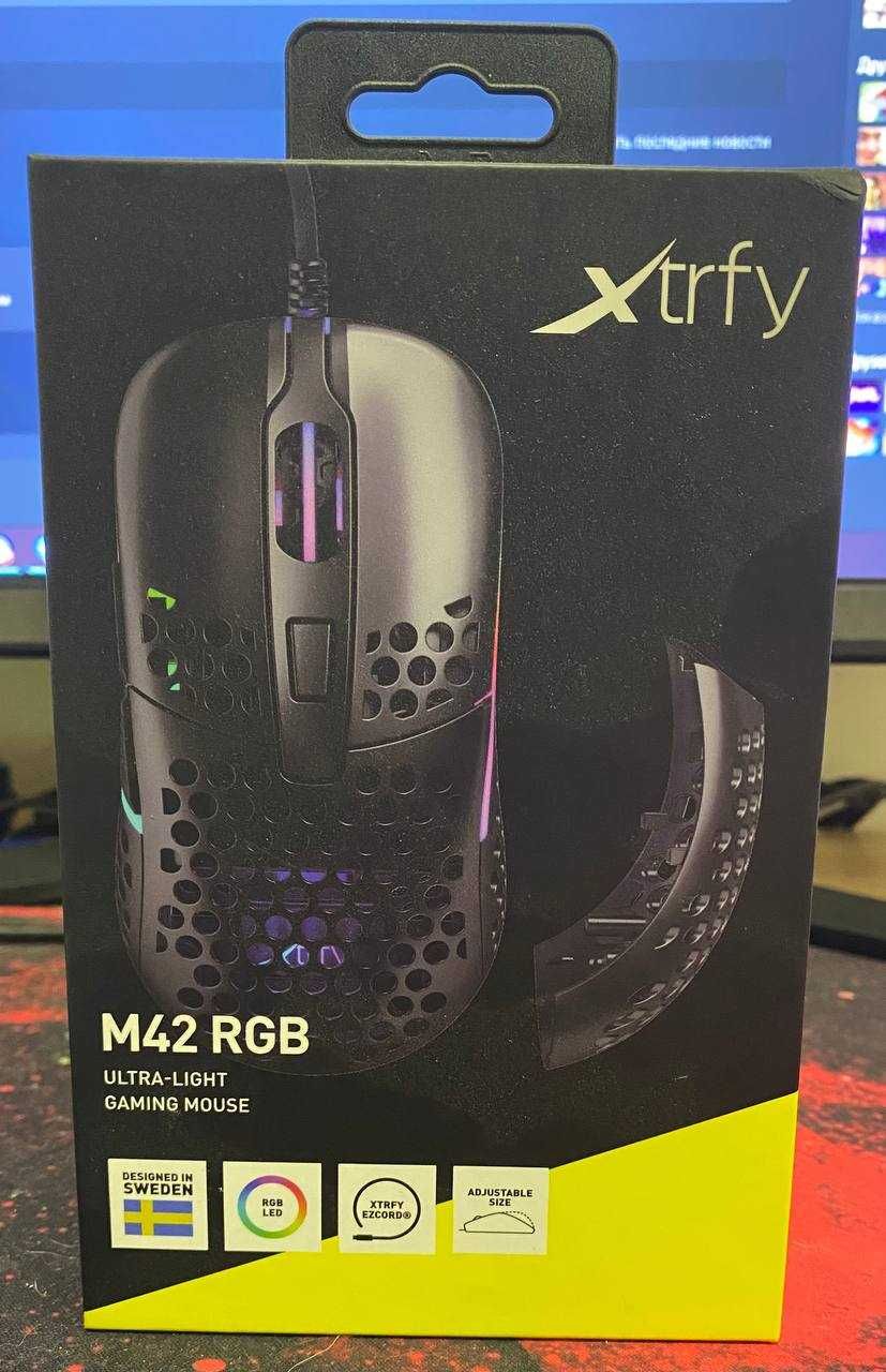 Компьютерная мышь Xtrfy M42 RGB USB Black