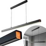 Lampa Sufitowa Led 10W Barwa Neu Do Salonu Pokoju Nowoczesna 100Cm