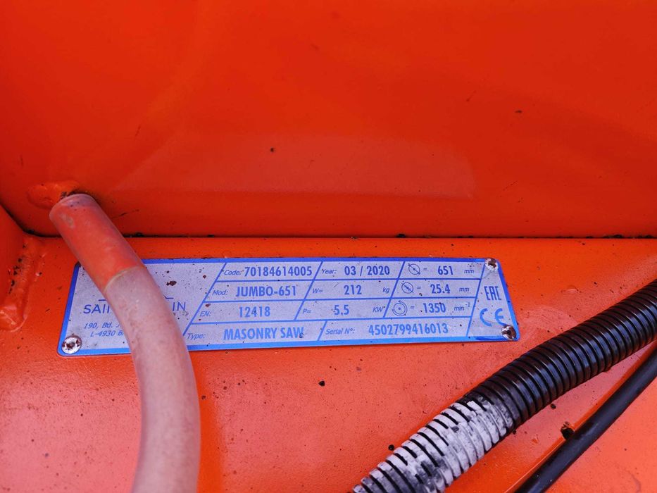 Piła przecinarka Norton Clipper Jumbo 651 do pustaka bloczków