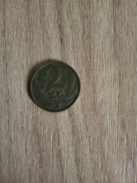 Moneta 2zl z 1977 bez znaku