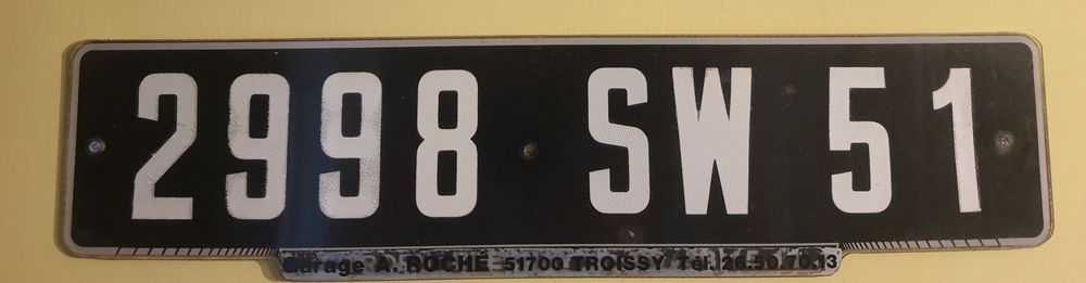 Stara tablica rejestracyjna kolekcjonerska prl