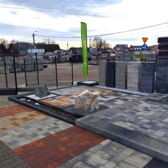 Panel ogrodzeniowy siatka podmurówka pustak ogrodzeniowy ceownik