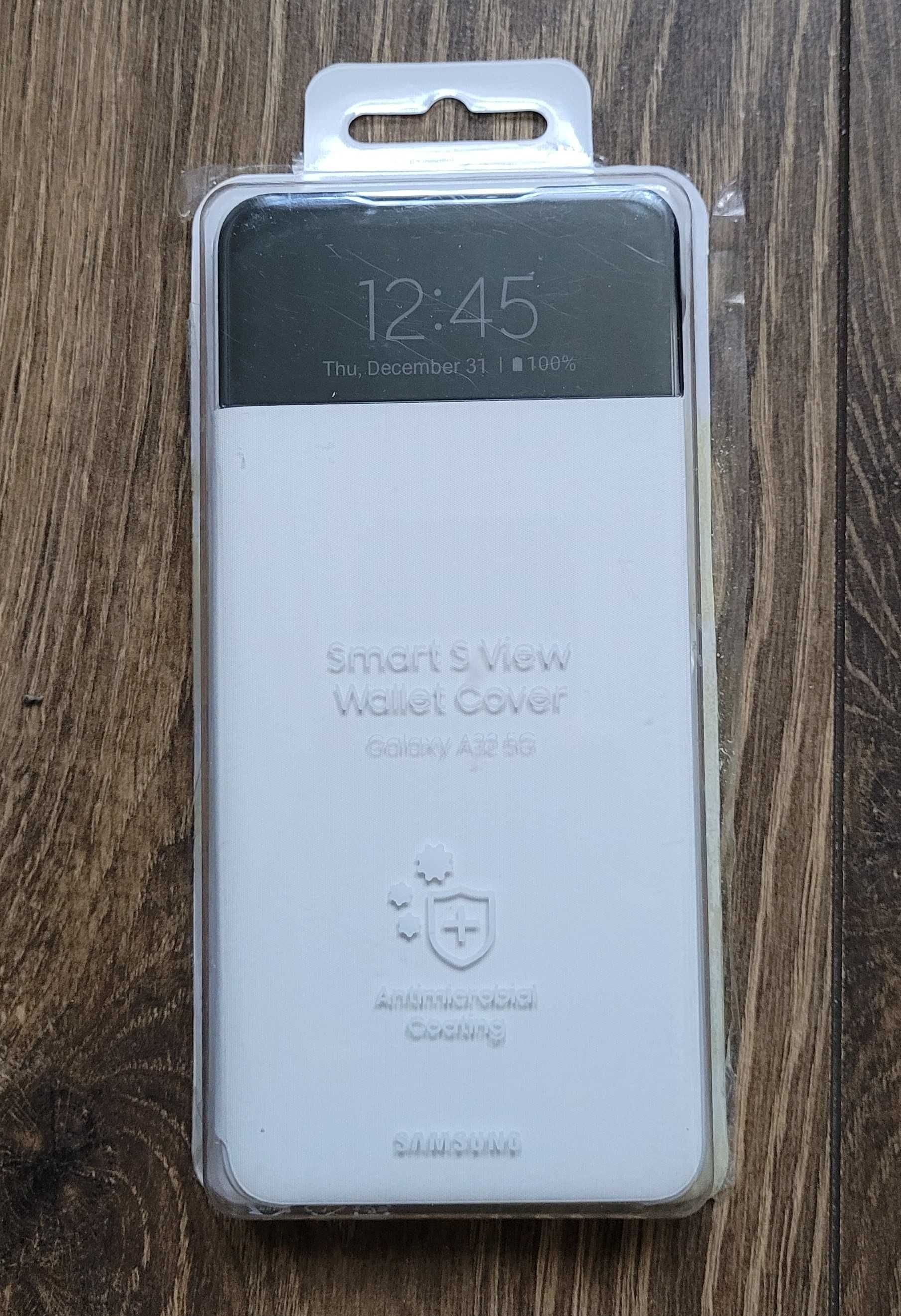 Etui Samsung S View Wallet Cover do Galaxy A32 5G białe NOWE