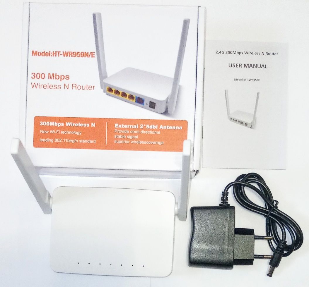 Wi Fi роутер маршрутизатор 2.4Ghz/300 Mbps Wireless N Router. Новый.