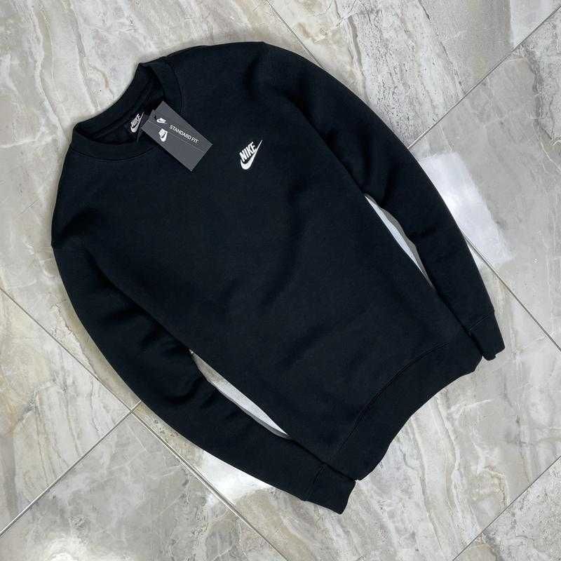 Світшот Nike Nsw Club Fleece BV2662-010 ОРИГІНАЛ толстовка кофта