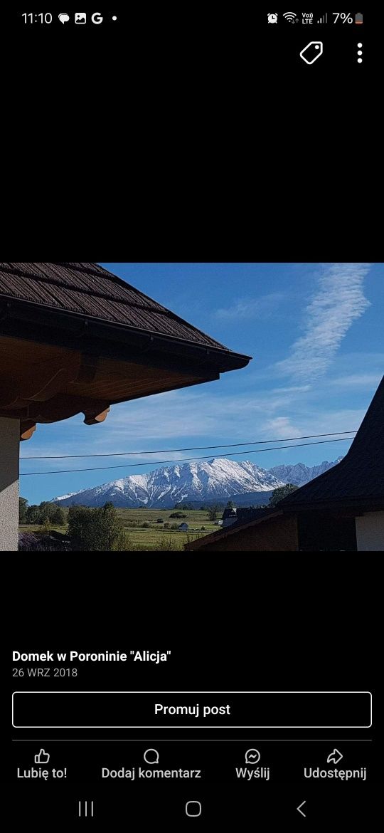Domek Alicja Poronin, Zakopane- Olcza