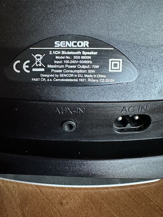Glosnik sencor bluetooth  sss6600n sieciowy
